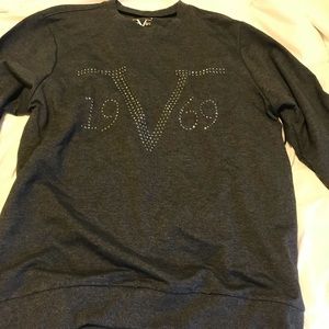 New ITALIA men’s sweater large gray